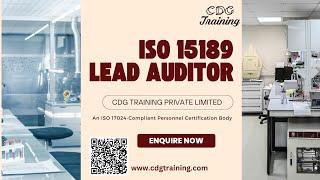 Comprehensive ISO 15189 Lead Auditor Course | CDG Training Private Limited | Get Course Link Below