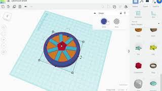 How to Design the Cybertruck Wheel in Tinkercad by Andy / AndysTechGarage