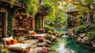 Positive Morning Jazz at Coffee Porch Ambience Smooth Jazz Background Music for Work, Stress Relief
