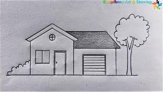 House Drawing | Ghar ka Chitra | Home Drawing