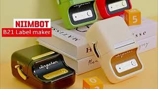 Niimbot B21-Label Printer Inkless Portable Thermal Label Maker