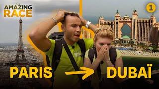 AMAZING RACE : La plus grande course du monde commence ! | de Paris à Dubaï   |  EPISODE 1 COMPLET