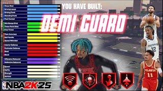 GAME-BREAKING PG BEST BUILD is a DEMIGOD in NBA 2K25! ALL-AROUND BEST BUILD! Best Build 2K25!