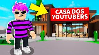 FIZ A MANSÃO DOS YOUTUBERS no BROOKHAVEN!