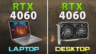 RTX 4060 - Laptop vs Desktop // Test in 8 Games | 1080p