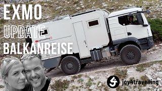 4x4 Expeditionsmobil - wo sind wir?  Update zur Balkanreise und zum 4x4 Wohnmobil / Overlandtruck