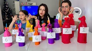 İÇECEK CHALLENGE OYUNUMUZ !! ZEYNEP HİRANUR ENES