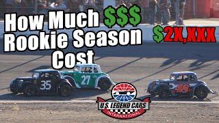 How Much Our Legend Car Rookie Season Cost