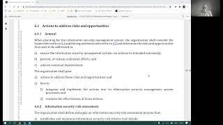 ISO 27001 Clause 6.1.1 General