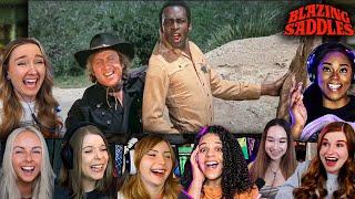 TOP "Where the wh*te Women at?" Reactions! Blazing Saddles 1974 Movie Reaction *First Time Watching*