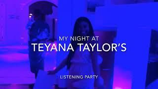 VLOG: I WENT TO TEYANA TAYLORS LISTENING PARTY! | ALYSSA ROS