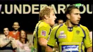 ASM Clermont Auvergne - UBB : l'essai de Brent Russell