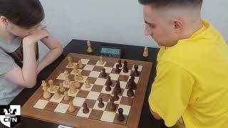 WFM M. Zvereva (1792) vs CM Driver (1938). Chess Fight Night. CFN. Blitz