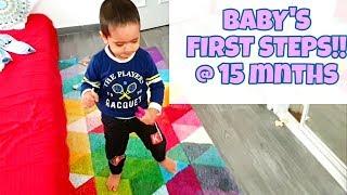 BABY'S FIRST STEPS!! INDIAN NRI GUJARATI VLOGGER!