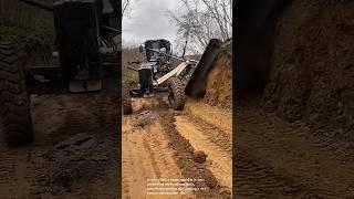 Grading and clearing a dirt road- Good tools and machinery can increase work efficiency