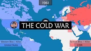 The Cold War - Summary on a Map (long version)