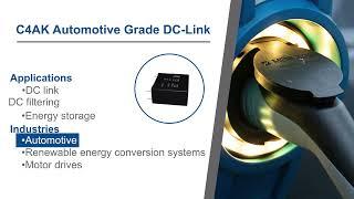 KEMET C4AK Automotive Grade DC Link Film Capacitor