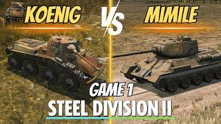 THE ACHILLES HEEL?! SD2 Tournament Match Game 1- Steel Division 2