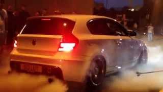 BMW 1 SERIES 120D BURNOUT LAUNCH NITROUS |Akrapovic Exhaust + 640D Engine! | Modified