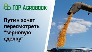 Путин хочет пересмотреть «зерновую сделку». TOP Agrobook: обзор аграрных новостей