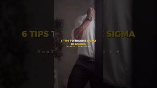 Sigma Rule~6 Tips To Become Sigma In School  Motivation Quotes  #shorts #motivation #sigmamale