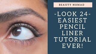 How to do Eyeliner with a Pencil- Easiest Tutorial for Beginners Ever!