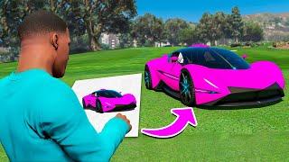 SE EU DESENHAR APARECE NO GTA 5 (incrível!!!)