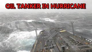 Oil Tanker in Hurricane | Heavy Seas in The North Atlantic Ocean