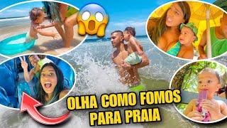 FOMOS DE ÔNIBUS ESCOLAR PRA PRAIA! *levamos uma piscina* 