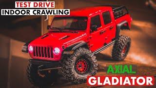 UNBOXING! NEW AXIAL SCX10 III Jeep GLADIATOR | First Look / Indoor Crawling