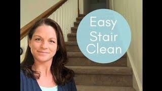 Easy Stair Cleaning | Stair Cleaning Hack