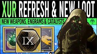 Destiny 2: XUR'S NEW WEAPONS & TASTY CATALYSTS! Exotic LOOT, Engrams, Armor & Catalysts (16th Aug)