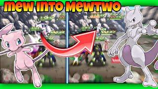 ORIGIN MEW TURNED INTO MEWTWO | POCKET ARENA #megamon