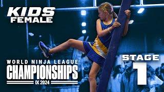 Kids Female | Stage 1 | 2024 World Ninja League Championships