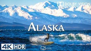 Winter Alaska 4K Ultra HD • Stunning Footage Alaska, Scenic Relaxation Film with Calming Music