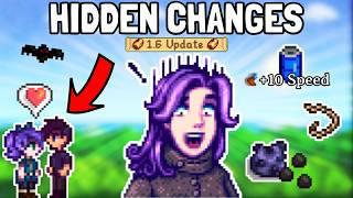 40 Changes That Went Unnoticed in Stardew Valley 1.6!