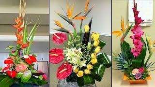 50+ Hermosos arreglos florales japoneses de Ikebana | ideas de arreglos florales 2k22