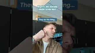 What it’s like teaching middle school boys #teacherlife #teacher #middleschool #studentsbelike