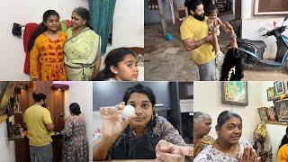 ️Getting Blessings From Ammaon Ganesh Chaturthi with Family  - Vlog 2024