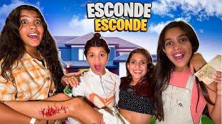 ESCONDE ESCONDE JÉSSICA FOI PICADA POR UMA ARRANHA (ft Irmãs Pina)- Jessica Sousa e família