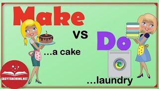 Make vs Do: Tips for English Learners | EasyTeaching