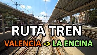 RUTA TREN VALENCIA XÀTIVA LA ENCINA