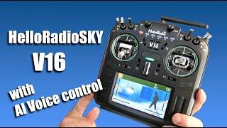 HelloRadioSKY V16 EdgeTX ELRS with AI Voice Control