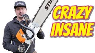 TESTING World's Most Powerful Chainsaw