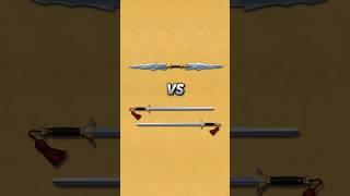 Silver glaive vs Hermit's Sword | Which one is the best?  | #shadowfight2 #edit #shorts