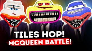 4 MCQUEEN EATERS BATTLE! CRAZY TILES HOP BATTLE! BUGS BUNNY PLAY