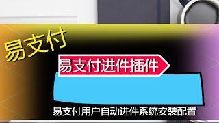 易支付商户进件系统扩展插件安装设置教程，易支付直清模式，让用户自助申请开通支付通道