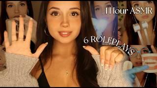 1 Hour ASMR with 6 Roleplays -  200K Special