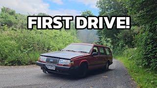 FIRST DRIVE IN SCOTTYFAIRNO'S VOLVO!