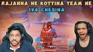 RajAnna Ne Kottina Team Ne 1V4 Chesna  | #warriorislive @UnqGamer